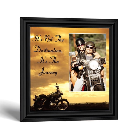 Motorcycle Picture Frame, His and Hers Gifts for Bikers
