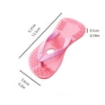 thumbnail image 3 of Silicone Flip Flop Dog Toys, Teething Chew Interactive Play Toy for Boredom Relief 2 pcs Slipper Shape Durable Soft Material Teeth Cleaning Training Companion._Pink, 3 of 7
