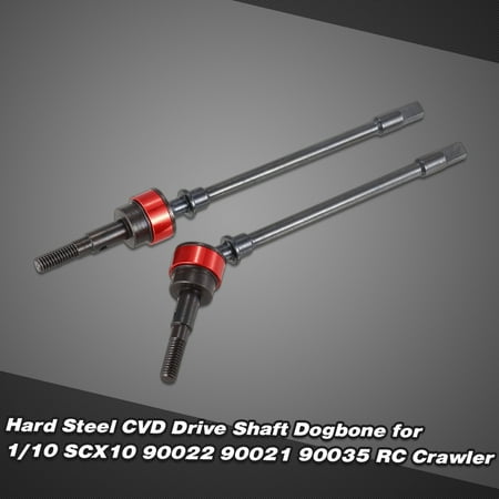 Cvd Drive Shaft - 2PCS Hard Steel CVD Drive Shaft Dogbone for 1/10 Axial SCX10 90022 90021 90035 RC Rock Crawler
