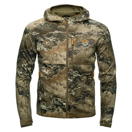UPC: 0701970221715 | ScentLok Silentshell Camo Hooded Hunting Jacket for Men Lightweight Whitetail Gear