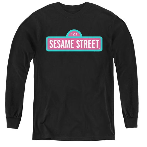 Sesame Street - Alt Logo - Youth Long Sleeve Shirt - Small