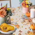 thumbnail image 4 of Thanksgiving Scare Crow Pumpkins Table Runner, Autumn Thanksgiving Kitchen Dining Table Decoration for Home Party Decor 13x108 Inches, 4 of 9