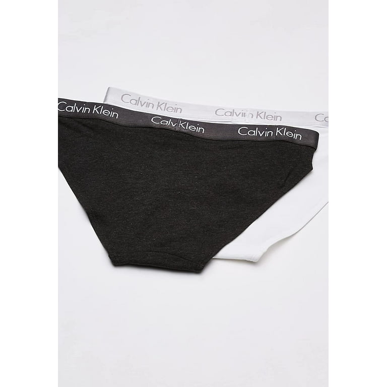 Calvin Klein Womens Motive Cotton Multipack Bikini Panty Large