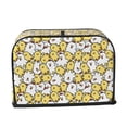 thumbnail image 2 of Yiaed Cartoon Chicken Print Two Slice Bread Machine Cover, Universal Size Kitchen Appliance Cover for Bread Machine,Bread Machine Cover, 2 of 7
