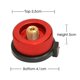thumbnail image 1 of Paquete de 2 adaptadores de gas para acampar con apagado automático para tanques de butano atornillados en cartuchos de gas, 3*4,1*4,5 cm, 1 of 2