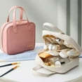 thumbnail image 4 of Fashionable PU Makeup Pouch Wash Toiletry Storage Bag for Women's Travel Needs, 4 of 8