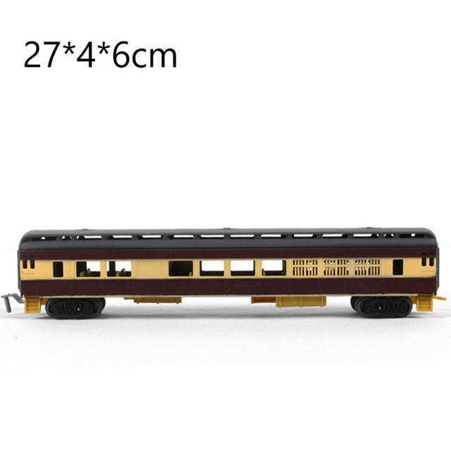 MYG Model Railroads Simulation Rail Track Carriages Classic Train Set Vehicle Toy