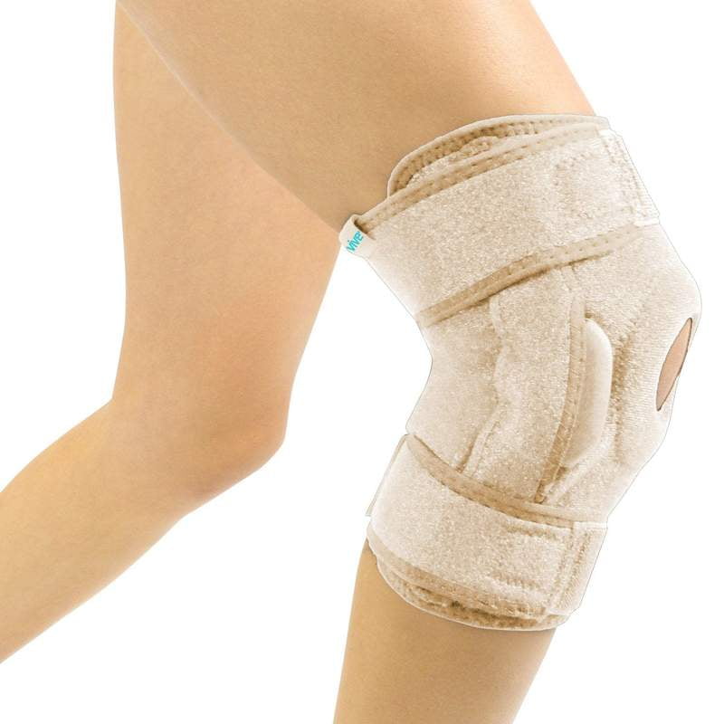 Vive Hinged Knee Brace Open Patella Support Wrap for Women, Men