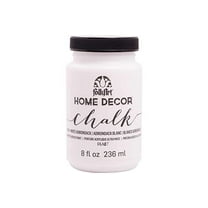 FolkArt Home Decor Chalk Furniture & Craft Paint in Assorted Colors, 8 ounce, White Adirondack