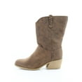 thumbnail image 2 of Dr. Scholl's Shoes Womens Layla Block Heel Side Zip Mid-Calf Boots, 2 of 8