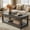 Grey, variant on Coffee Table with Storage Shelf, Farmhouse Wood Coffee Tables for Living Room, Modern Center Tea Table