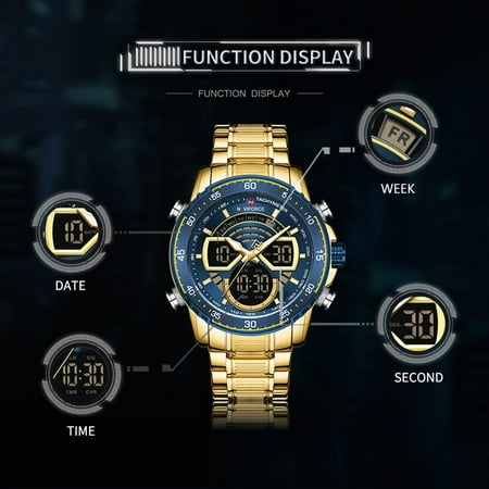 digital watch dual time