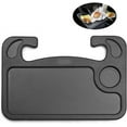 thumbnail image 1 of Bandeja portátil para volante de coche Apuakthei, bandeja para volante de oficina, soporte para volante de coche, soporte para computadora, bebida, comida (negro) Dksfjkl, 1 of 5