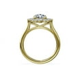 thumbnail image 2 of 0.80 Carat Excellent Round Cut Natural Diamond Unique Halo Ring for Engagement Solid 14K Yellow Gold Size 8.5, 2 of 8
