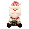 thumbnail image 2 of ​11in Cotton Santa Claus Plush Pillow - Soft Christmas Stuffed Doll & Decorative Cuddle Toy for Kids (Red Gift Set)​​ Red, 2 of 6