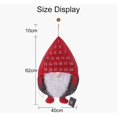 thumbnail image 4 of Advent Calendar, Swedish Santa Claus Countdown Calendar with 24 Days Pockets, Reusable Hanging Advent Calendar for Christmas Decorations (Red), 4 of 5