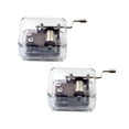 thumbnail image 1 of segolike 2 Pieces Hand Crank Music Box DIY Music Box for Valentine's Day Birthday Mom For Alice, 1 of 9