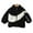Black, variant on Godderr Baby Boys Girls Fall Winter Lamb Fleece Tops Padded Jacket for Newborn Colorblocking Thickened Cotton Coats Outerwear for Toddlers 9 Months-4 Years