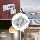 thumbnail image 4 of 4pcs M6 304 Stainless Steel Oblong Pad Eye Plate,marine Hardware Staple Hook Loop Banmo, 4 of 5