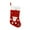 XMAS-STK-RD, variant on Xuniizn Christmas Stockings Bulk, Assorted Festive Xmas Stockings for Fireplace Mantel Decor, Traditional Holiday Ornaments, Christmas Decorations for Home, Cloth, Pink