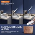 thumbnail image 3 of Vett (white)LED Desk Lamp for Office Home & Battery Operated Lamp Rechargeable Lamp Foldable & Portable Light, LED Desk Light Strip, 3 Br, 3 of 5