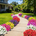 thumbnail image 7 of Scidweet Artificial Flowers for Outdoors, 12 Bundles Faux Fake Flowers Plants Spring Summer for Home Garden Porch Patio Decor, 7 of 7