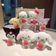 thumbnail image 2 of Llavero de muñeca de regalo de negocios de peluche personalizado, mini juguete bonito de dibujos animados de felpa, fresa, Sanrio, melodía, Kuromi, perro, gatito, 2 of 4