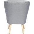 thumbnail image 4 of A Haven Of Comfort, Velvet Accent Chair With Reinforced Frame, High Resilience Foam Ensures Relaxation, Suitable For Living Room, Dining Room, Bedroom Or Conservatory, Grey, 4 of 7