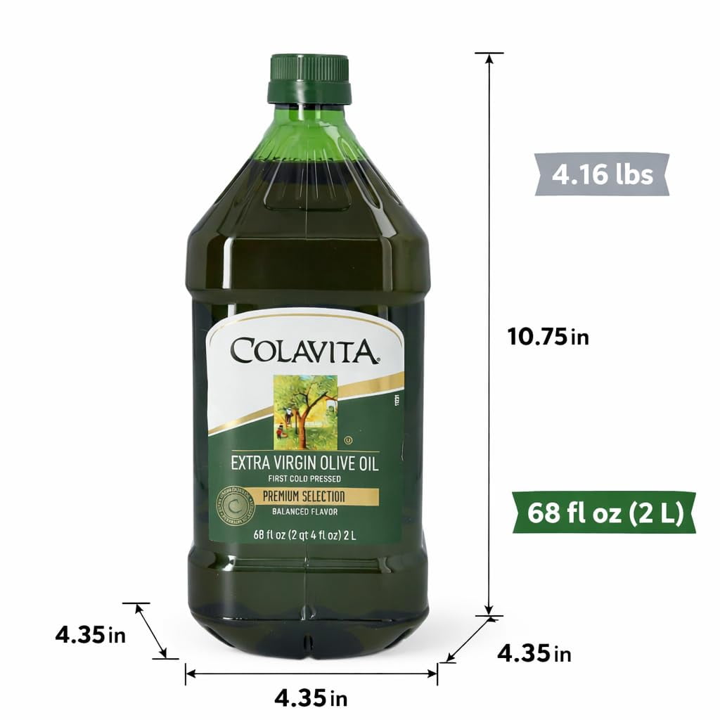 Colavita Premium Selection Extra Virgin Olive Oil, 68 Fluid Ounce