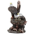 thumbnail image 2 of Wildlife Habitat Bald Eagle Family In Nest Statue 12"H Eagle Mate With Nestlings, 2 of 7