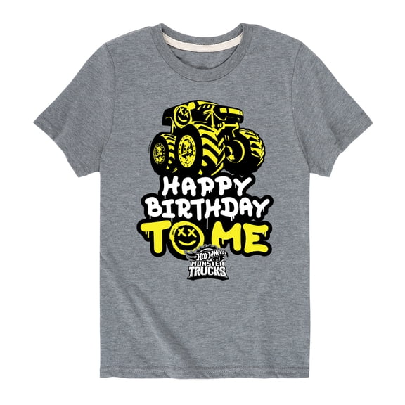 Hot Wheels - Happy Birthday To Me - Toddler And Youth Short Sleeve Graphic T-Shirt