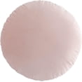 thumbnail image 1 of Solid Color Round Throw Pillow Sham, Round Pillow Covers for Home Decoration, Soft Warm Pillow Case (Pink), 1 of 8