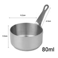 thumbnail image 1 of Pot Gravy Stainless Steel Milk Pot Mini Sauce Pan Small Saucepan Nonstick, 1 of 8
