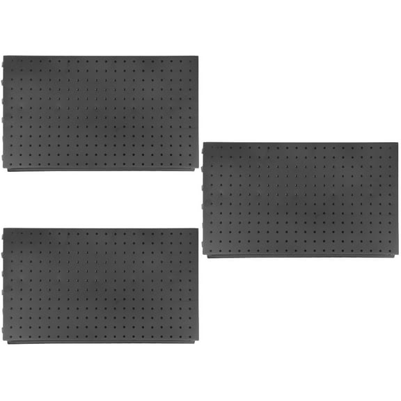 3 Pieces Pattern-free Pegboard Organization Boards Metal Perfboard