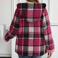 thumbnail image 4 of Women Lightweight Short Jacket Hooded Spring Fall Transitional Fashion, Cute Thin Coat Hot Pink, M, 4 of 6
