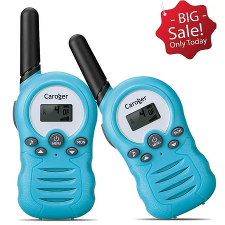 Caroger CR388A Kids Walkie Talkies 22 Channel FRS Toy for Kids Uhf FRS 2 Way Radio Toy(2