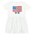thumbnail image 3 of Inktastic USA Soccer Girls Toddler Dress, 3 of 5