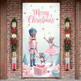 thumbnail image 4 of Decorative Design Merry Christmas Banner Nutcracker Theme Cartoon Characters Christmas Celebration for Holiday Party Indoor Decoration Special Events, 4 of 8