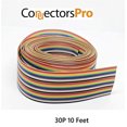 thumbnail image 1 of PCAccessories - Connectors Pro IDC 30P Cable de cinta plana de 10 pies, 1 of 2