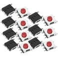 thumbnail image 4 of Commutateur Tactile de Bouton Poussoir, 200pcs Tactile de Bouton Poussoir Micro Commutateur Tactile de Micro Réaliser Plus, 4 of 12
