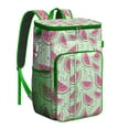 thumbnail image 1 of Watermelon Lover Backpack Cooler, Fresh Fruit Pattern Insulated Lunch Bag, Leakproof for Beach, BBQ, and Summer Party, 1 of 6