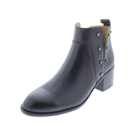 UPC 727689303559 product image for Franco Sarto Womens Richland Leather Ankle Booties Black 5.5 Medium (B,M) | upcitemdb.com