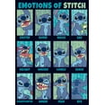 thumbnail image 2 of Men's Lilo & Stitch Emotions of 626 Graphic Tee Navy Blue X Large, 2 of 5
