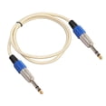 thumbnail image 2 of Cable de sonido auxiliar con conectores chapados en oro Auriculares estéreo para Conector estereofónico, buen . y utilizar, fá 100cm Baoblaze Cable de audio auxiliar, 2 of 8