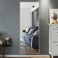 thumbnail image 3 of NeuType Full Length Mirror Floor Rectangle Gold 59"x16", 3 of 9