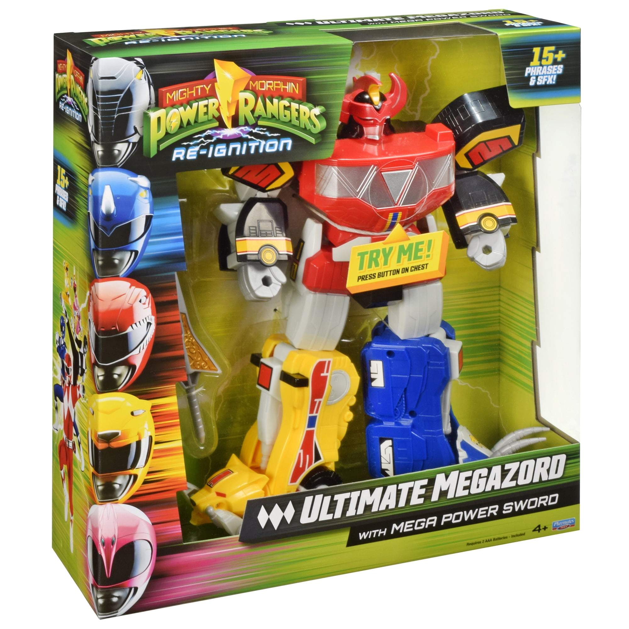 Mighty Morphin Power Rangers: Re-Ignition - Ultimate Megazord Electronic Figure for kids 4+ by Playmates Toys