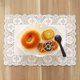 thumbnail image 4 of Tapetes de papel de encaje blanco de 30 x 40 cm, rectangulares, desechables, para bodas, cumpleaños, pasteles, postres y vajilla., 4 of 5
