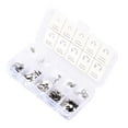 thumbnail image 3 of 120PCS Snap Rings Mini Portable Stainless Steel Kit for Shaft Positioning Parts, 3 of 7