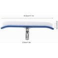 thumbnail image 4 of 18 inch Swimming Pool Wall Brush Cleaning Efficiency Tools Aluminum Handle for Pond Spa Hot Spring Pools, 4 of 7