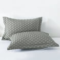 thumbnail image 4 of NC Twin Comforter Sets With 1 Pillow Sham, 2 Piece Soft Bedding Set, Dark Gray, 4 of 6